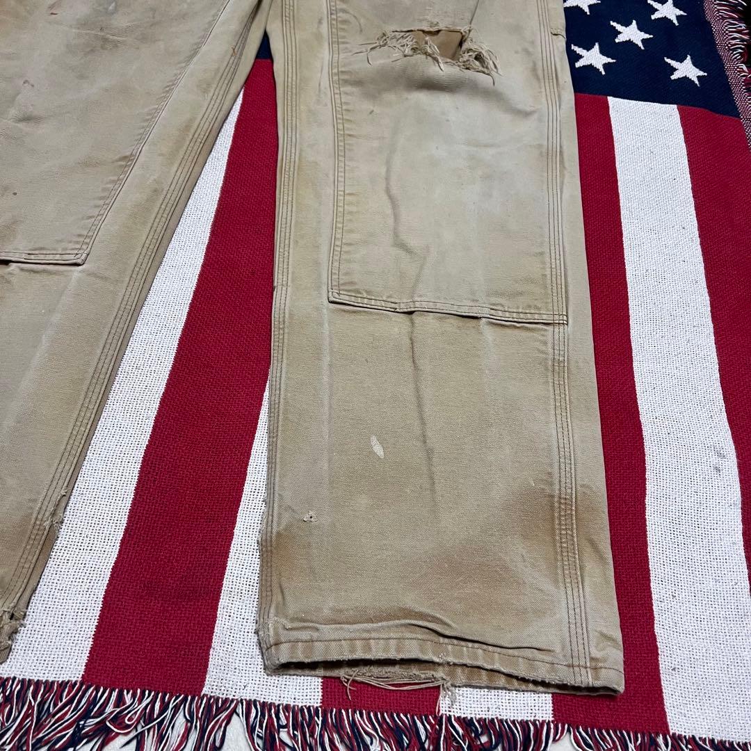 90s carhartt カーハート ダブルニーペインターパンツ ボロ ダメージ