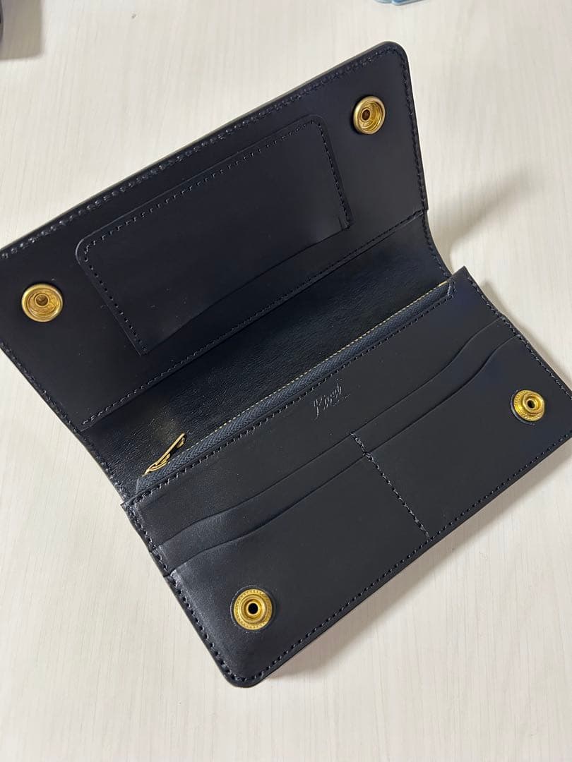 WorkStudioRivet ワークスタジオリベット　ウォレット　茶芯