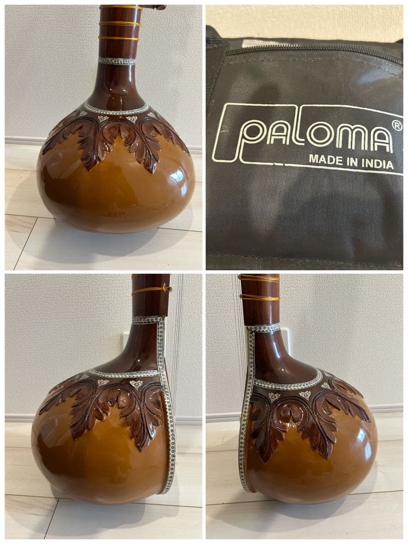 シタール インド 弦楽器 ソフトケース付き Paloma社製 キッズシタール