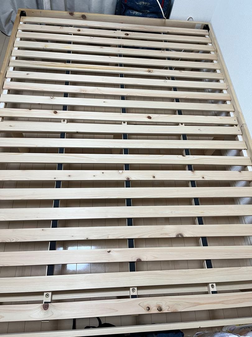 ニトリ　スノコベッドフレーム　ダブル