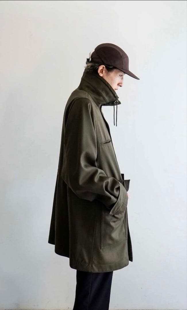IRENISA ZIP COAT WITH LINER Army Green - メルカリ