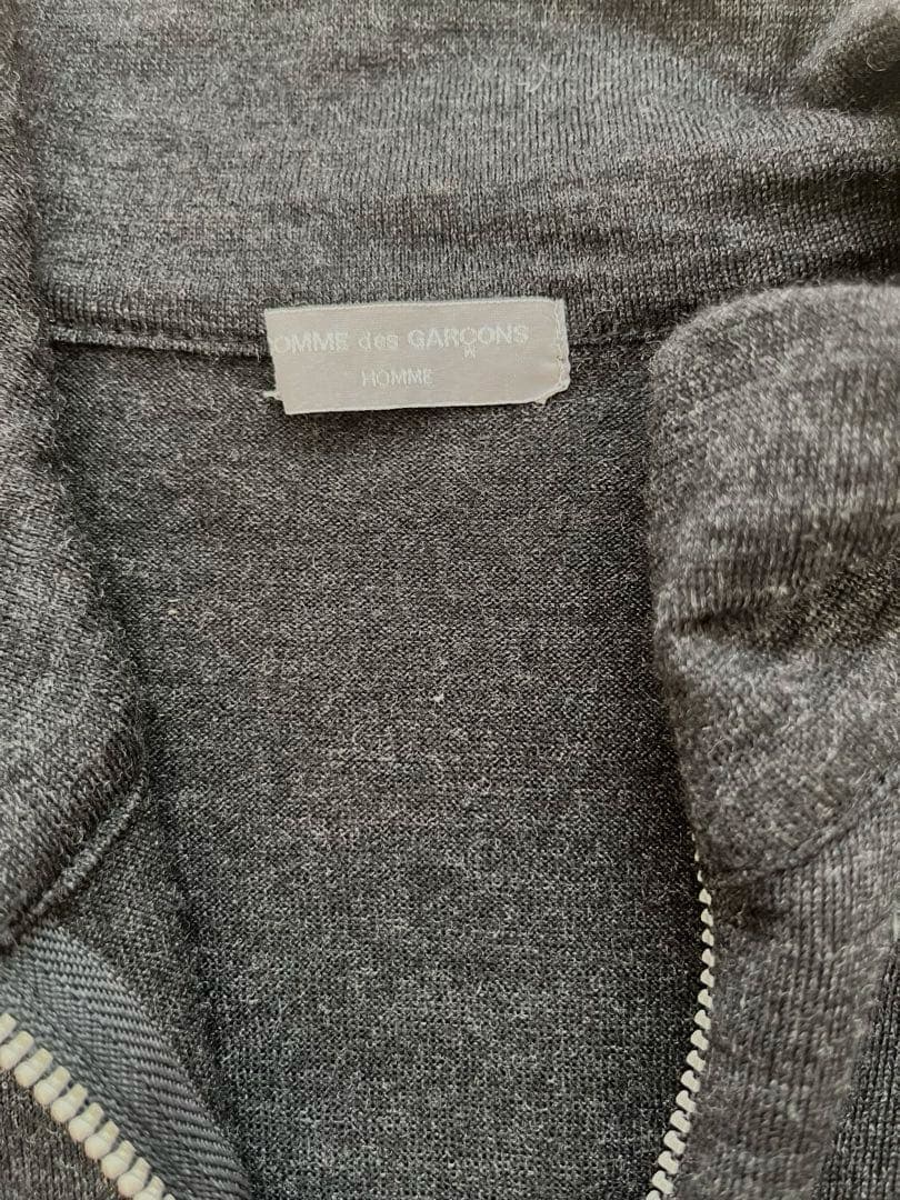 COMME des GARCONS HOMME ハイネック　ハーフジップニット