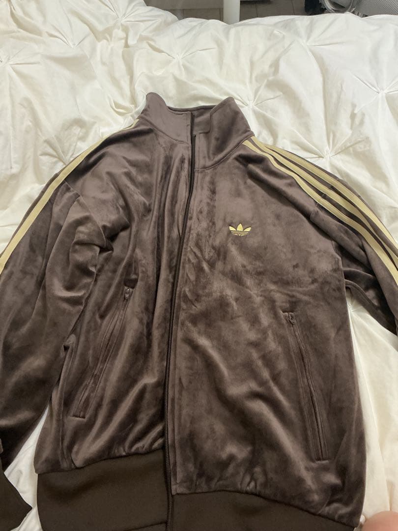 ファイヤーバード ベロア トラックトップ ブラウン Lサイズ