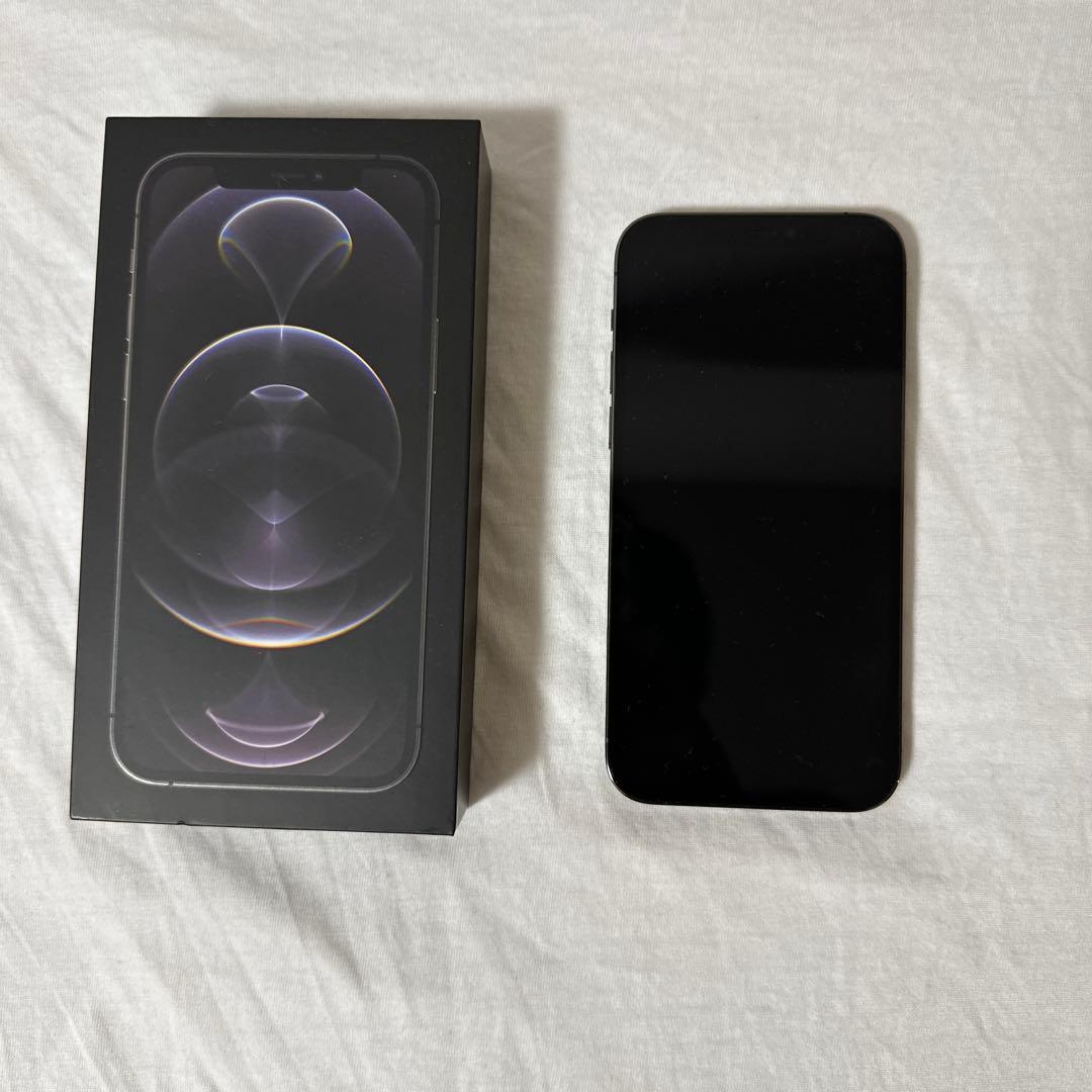 iPhone12pro 256GB 本体 箱付き SIMロックなし グラファイト iPhone 12