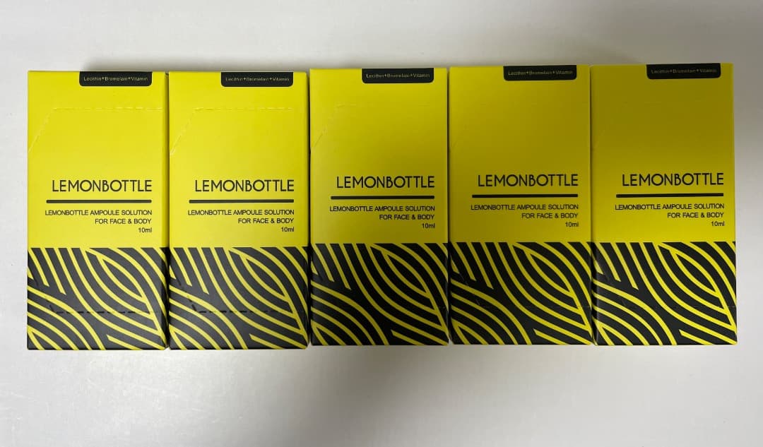 即日発送】レモンボトル10ml 10本 ホームケアキットプレゼント 箱なし