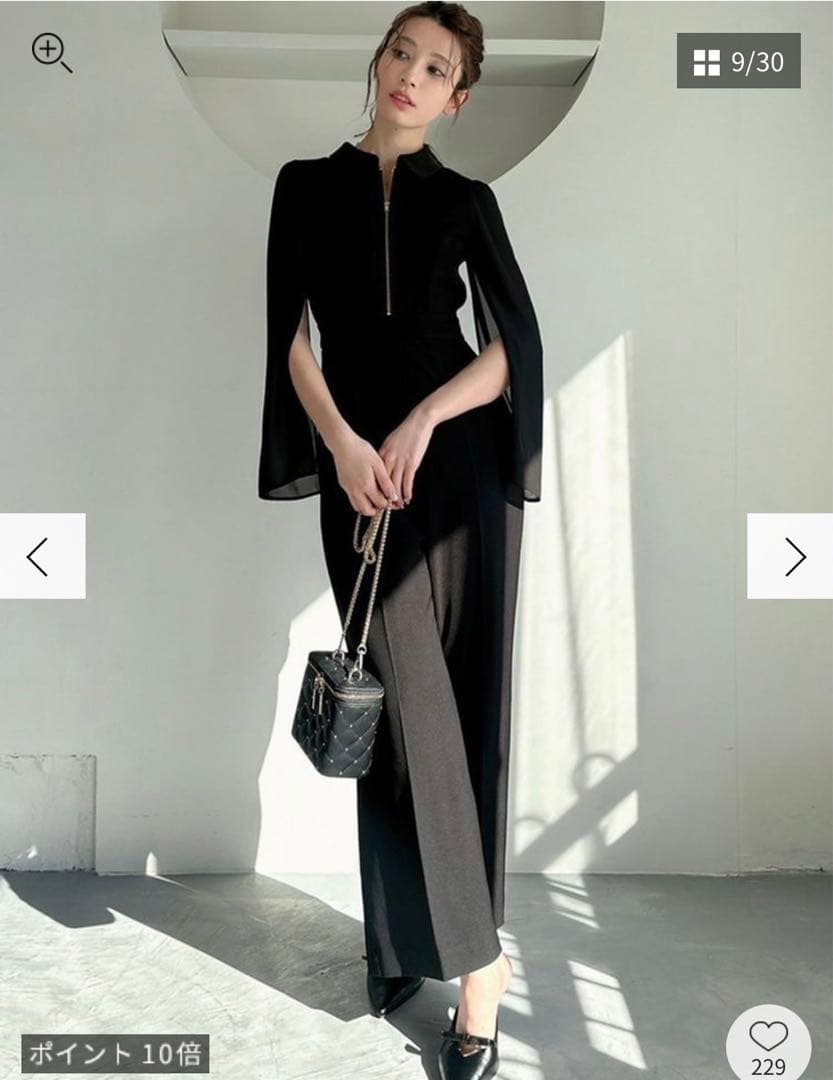 シアースリーブコンビネゾン(レディース)