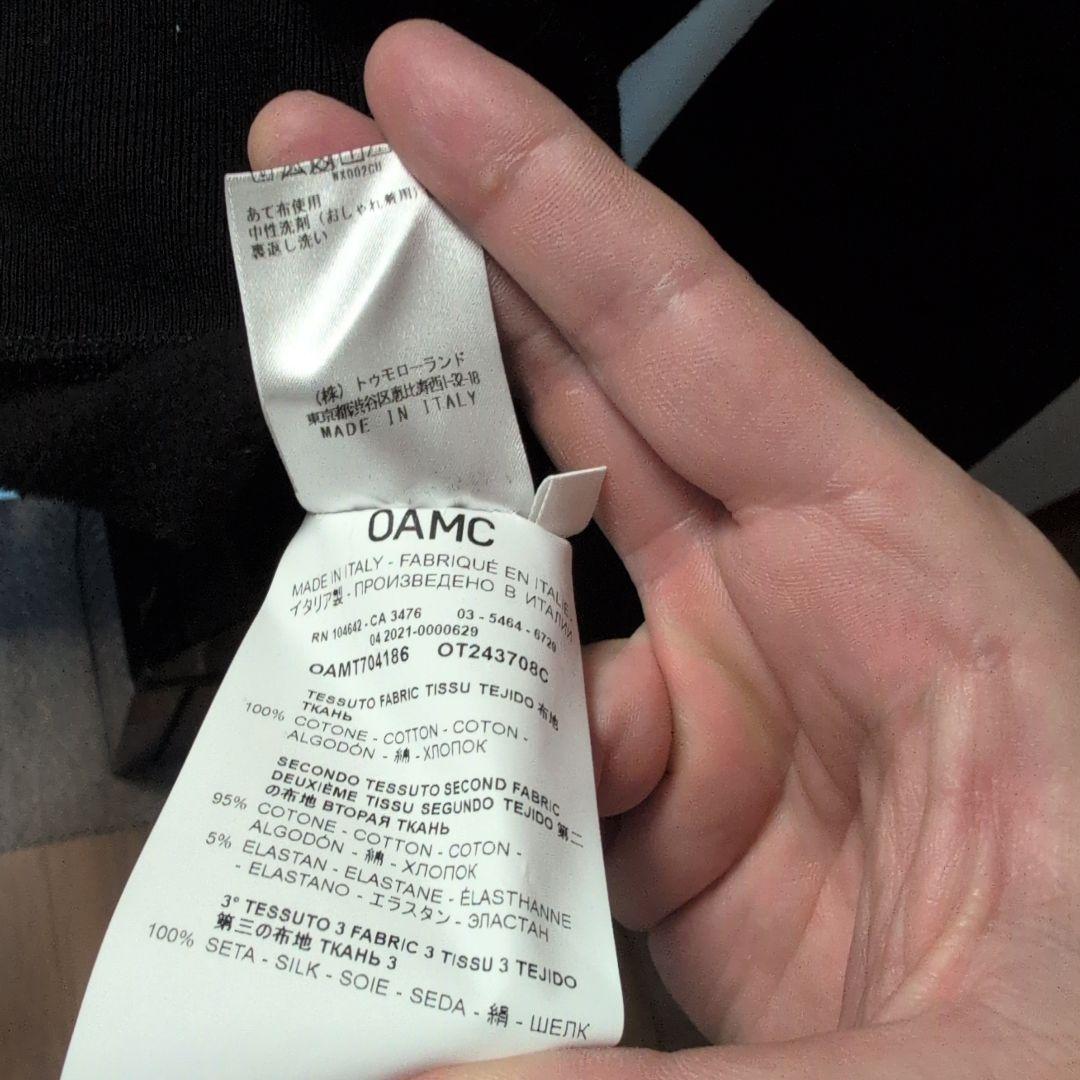 OAMC 21AW スウェット ブラック