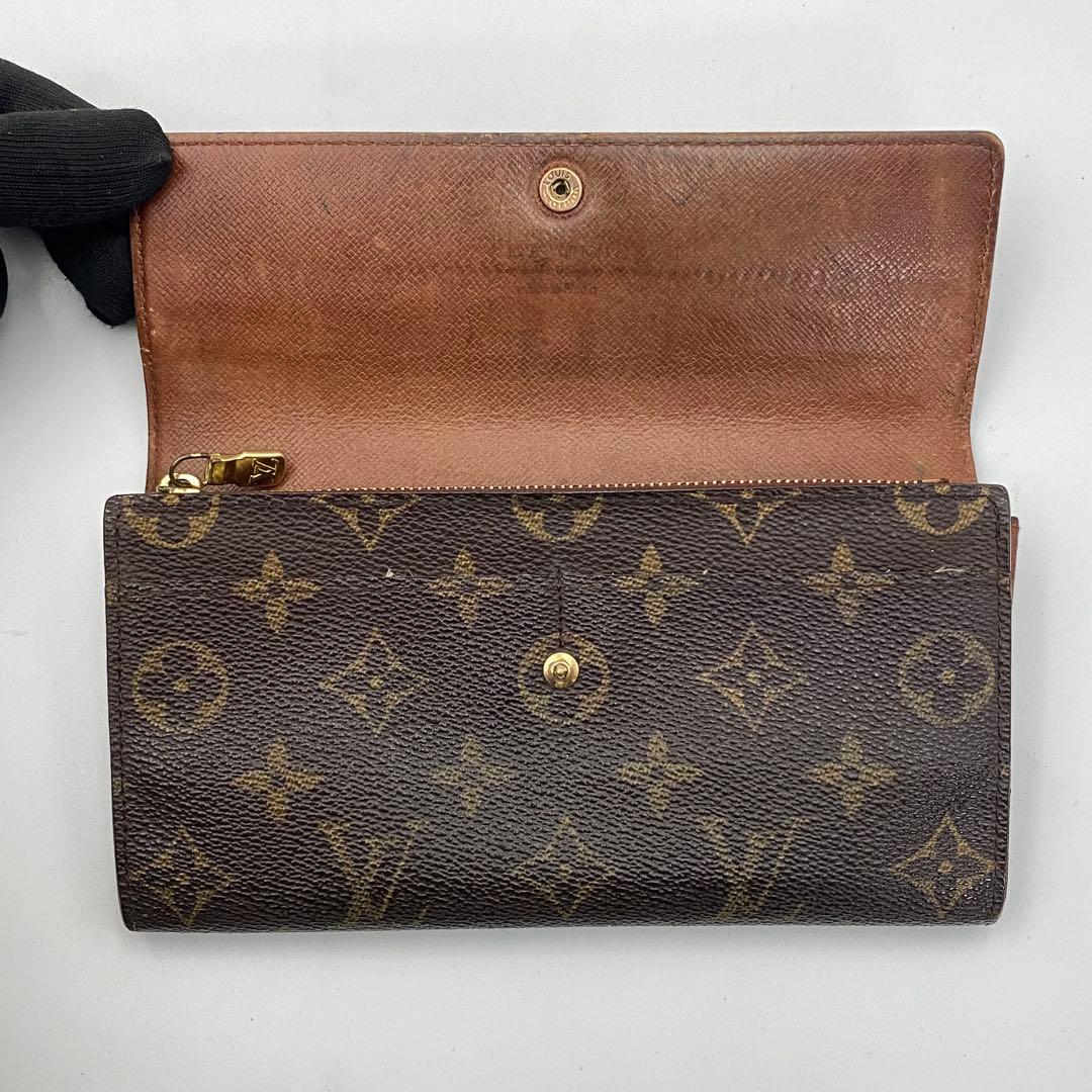 ルイヴィトン モノグラム ポシェットポルトモネクレディ 長財布 M61723
