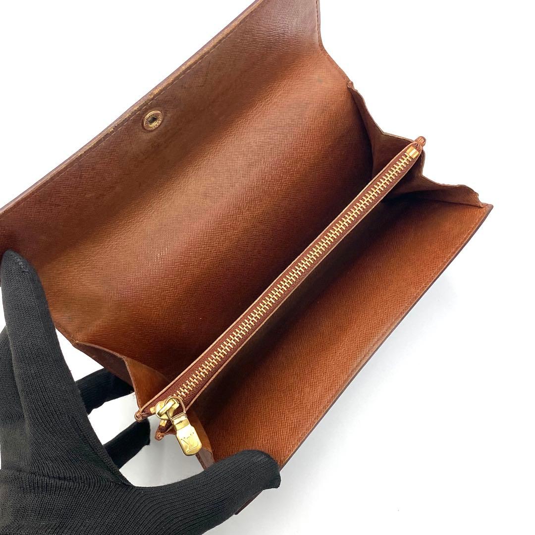 ルイヴィトン モノグラム ポシェットポルトモネクレディ 長財布 M61723