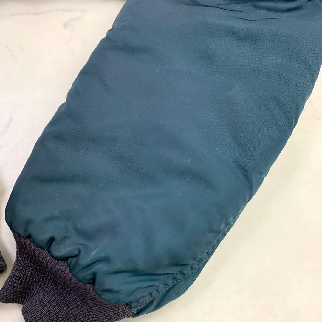 50s復刻★ USA製 ALPHA B-15C ネイビー M　D909