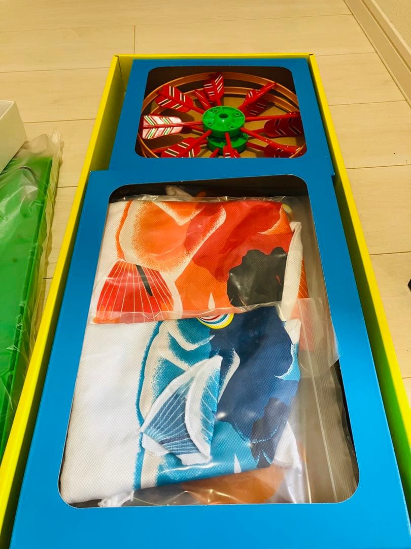 鯉のぼりセット 1.2m カラフル 万能スタンドセット