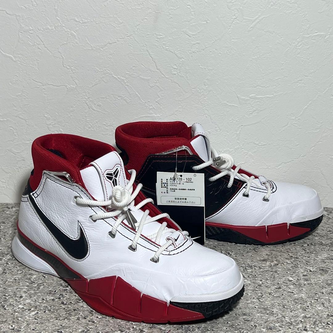 NIKE ナイキ コービー1 プロトロ ホワイト ブラック レッド プレミア