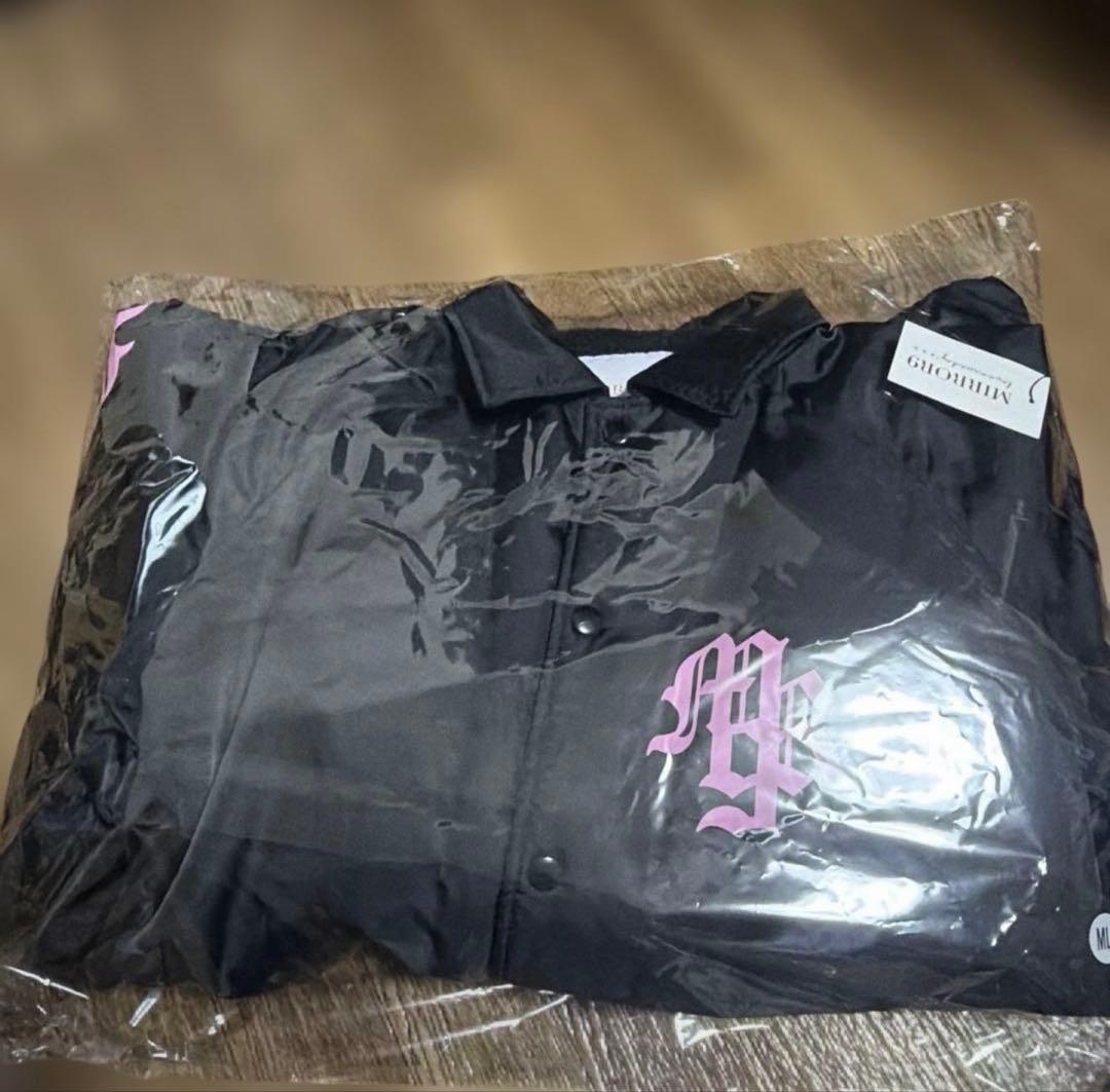 お得セット‼️mirror9 コーチジャケット　MR9ロゴニットビーニーおまけ付き