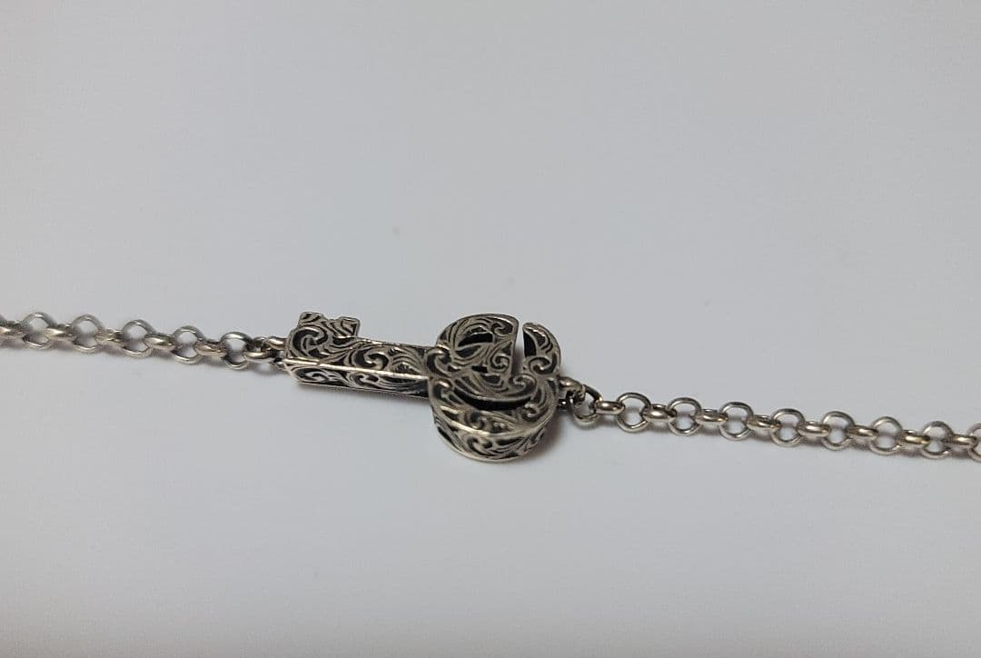 値下げ【美品】GUCCI ダブルG シルバー キーブレスレット