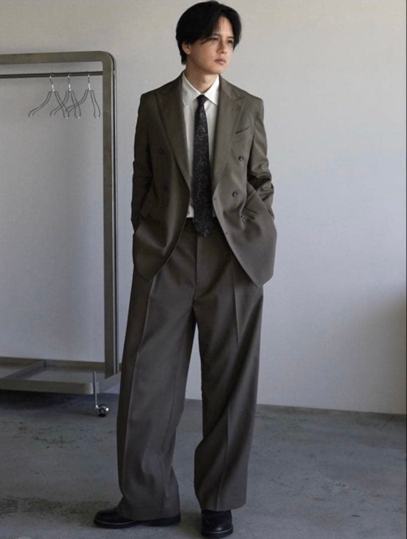 スーツ WYM/ L size/ HIGH TWIST PE DOUBLE SUIT