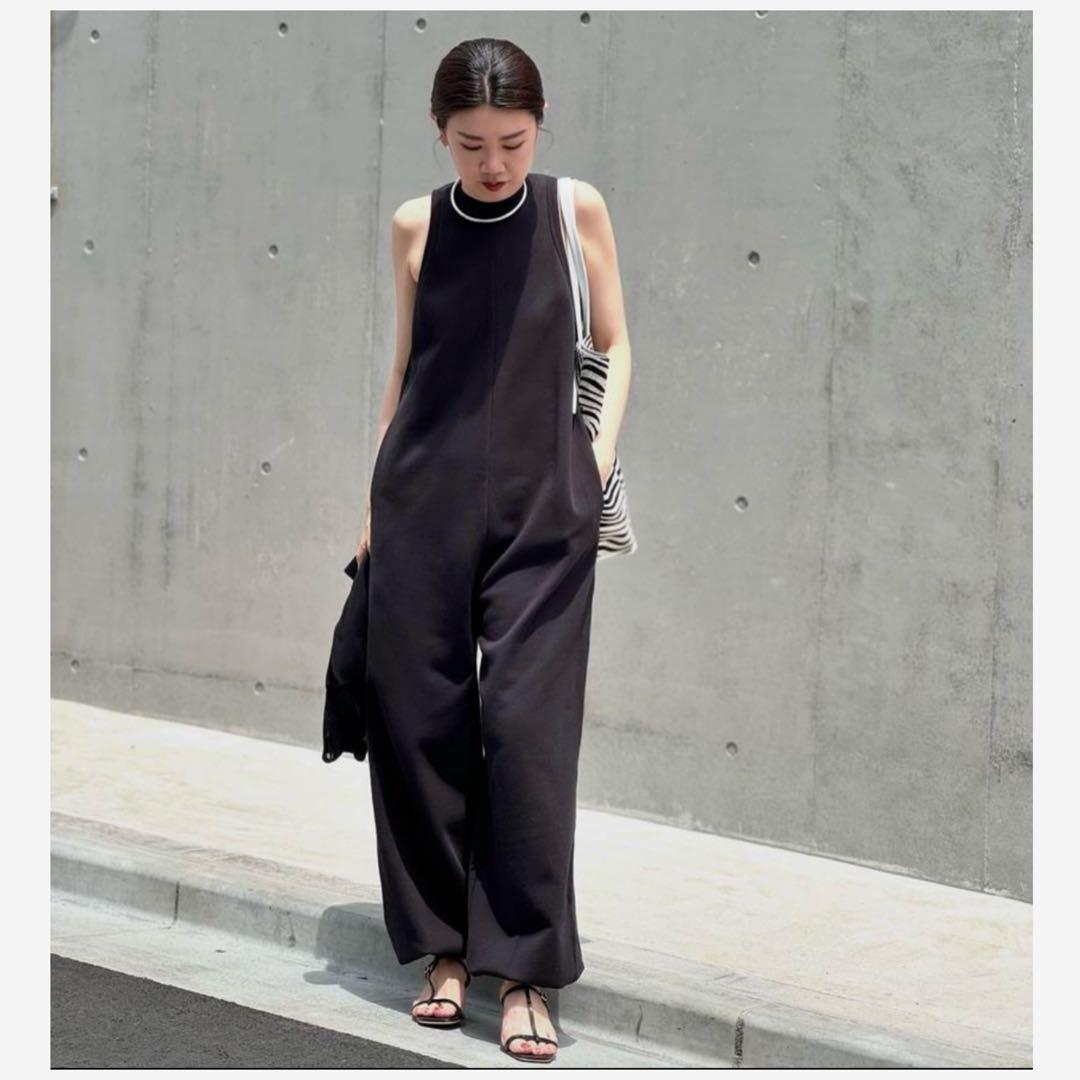 美品 THE PAUSE ウィムガゼット スウェット オールインワン plage