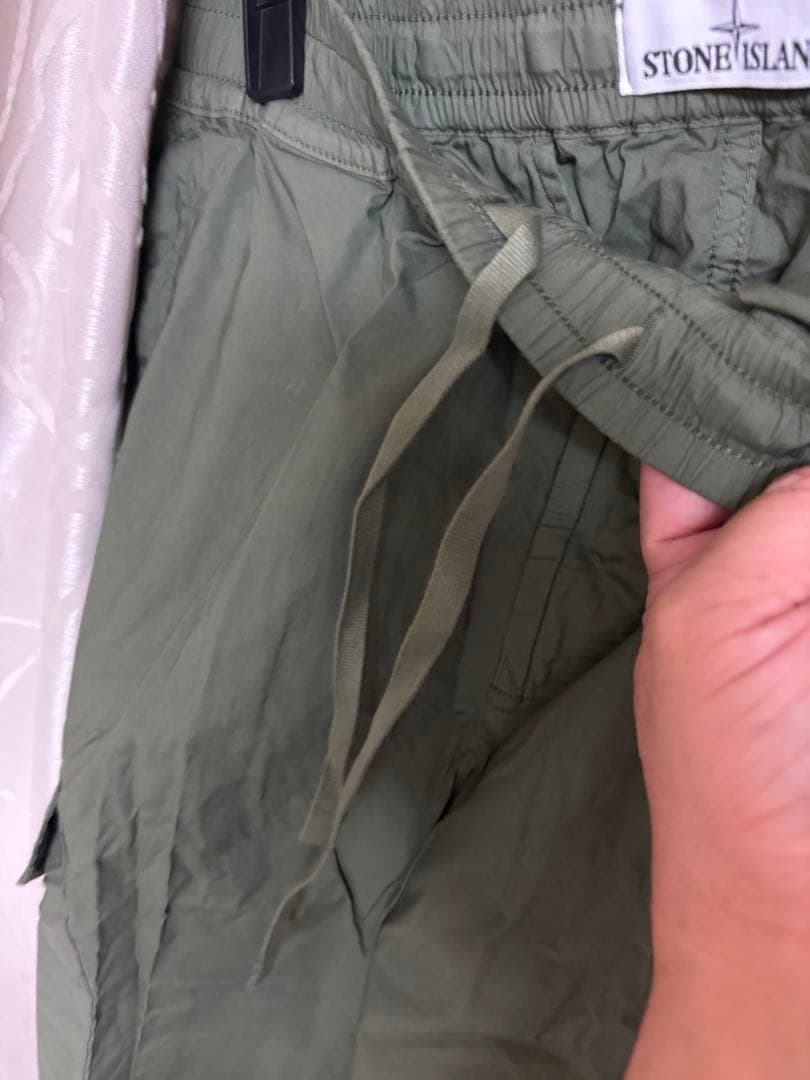 【新品】STONE  ストレッチカーゴジョガーパンツ オリーブ