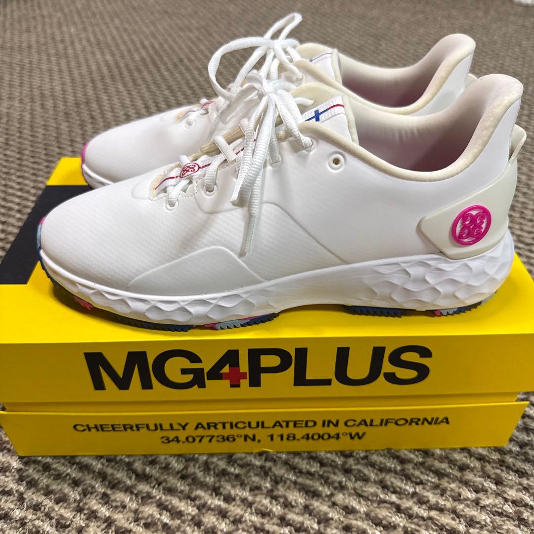 G/FORE MG4PLUS ホワイト ゴルフシューズ - メルカリ