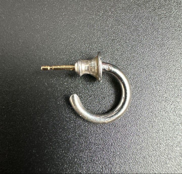 careering placebo 片耳 シルバー　K18