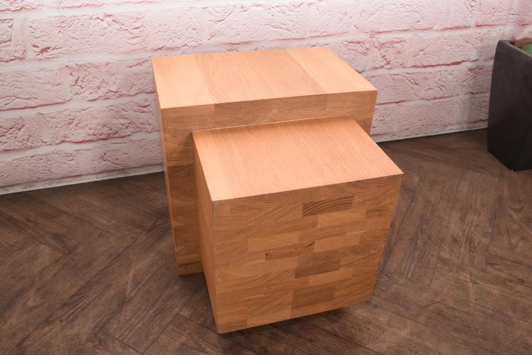 専用IDEE/イデー チェス サイド テーブル スクエアa ホワイトオーク