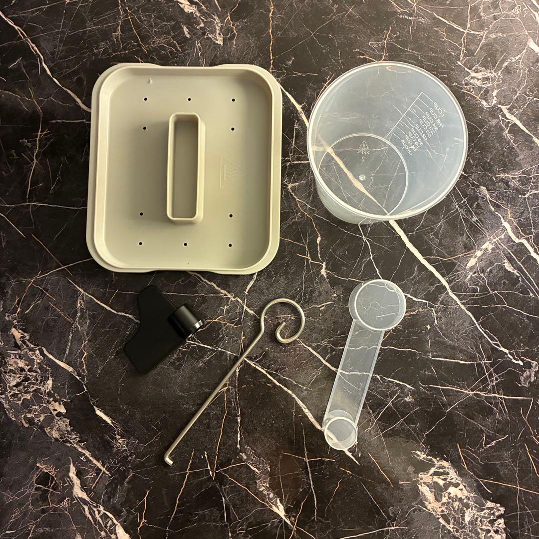 【新品未使用】レコルト recolte コンパクトホームベーカリー グレー