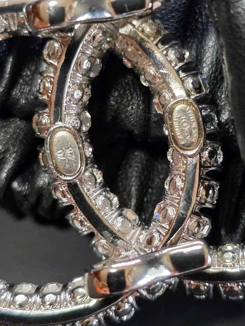 ぱんだ　CHANEL シャネル＊ゴムベルト＊ブラック＊シルバー＊新品