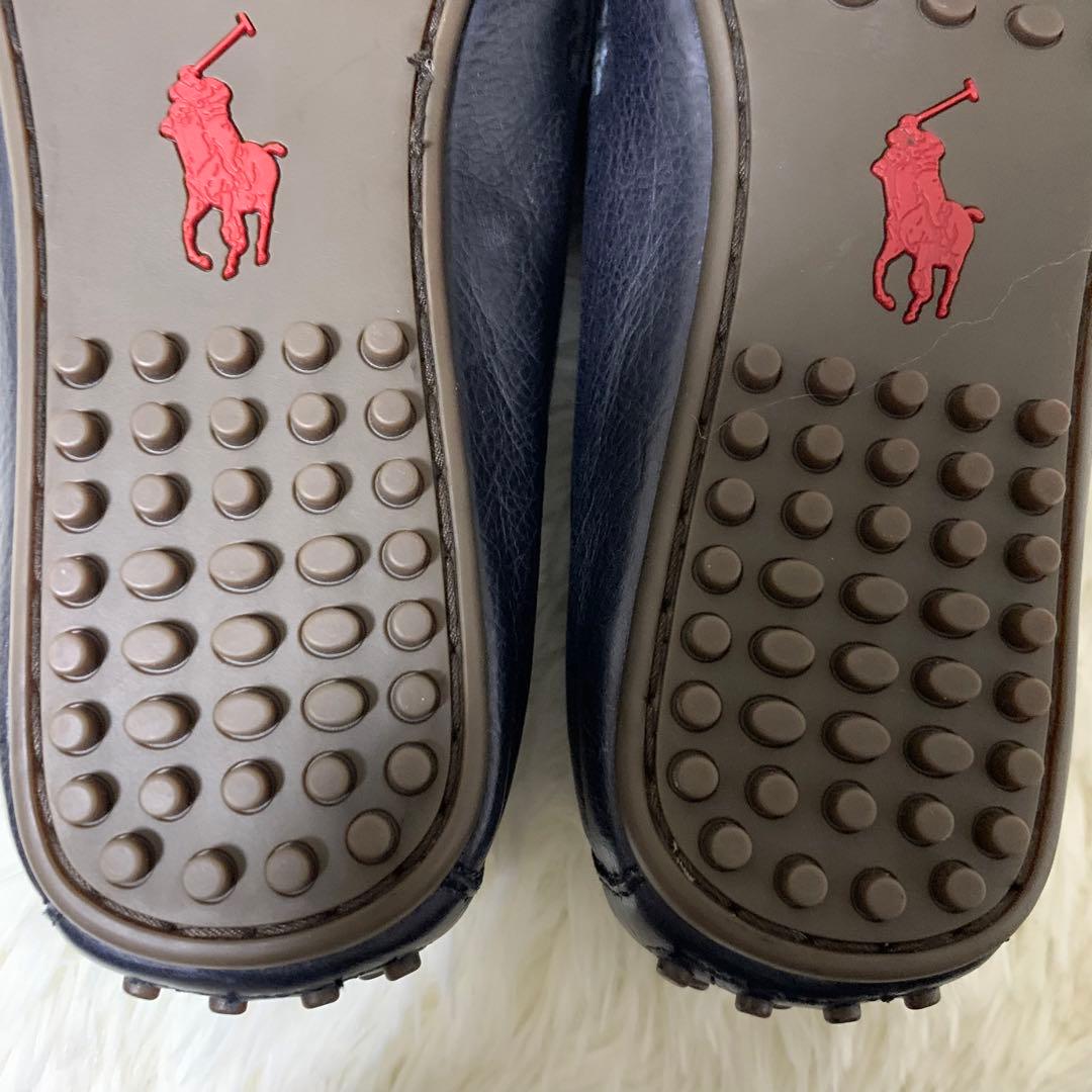 美品】ポロラルフローレン ドライビングシューズ ポニー レザー 28.5