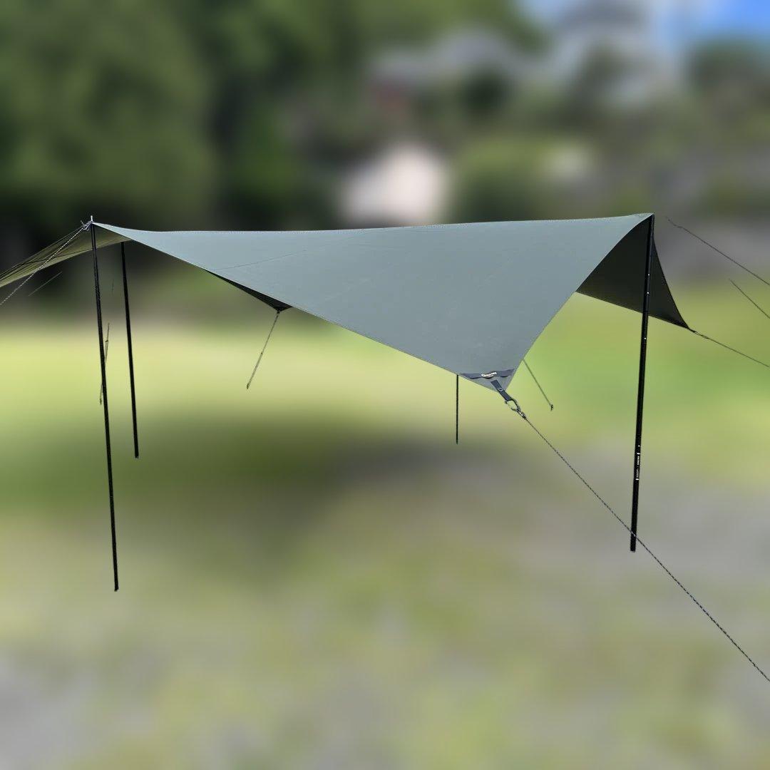 週末セール！　伊豆の主釣り ヒルズフィールド THE TARP（カーキ）