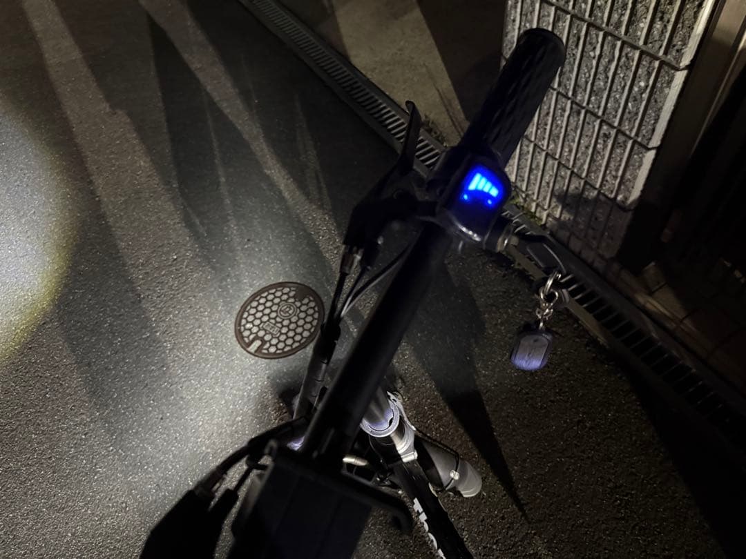 Thomas 折りたたみ自転車 LEDライト付き