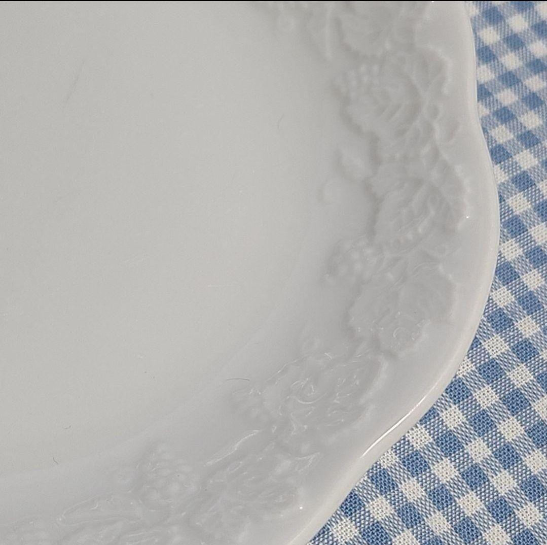 栗原はるみ 食器 葡萄レリーフペアセット 大皿&中皿&ワンプレート