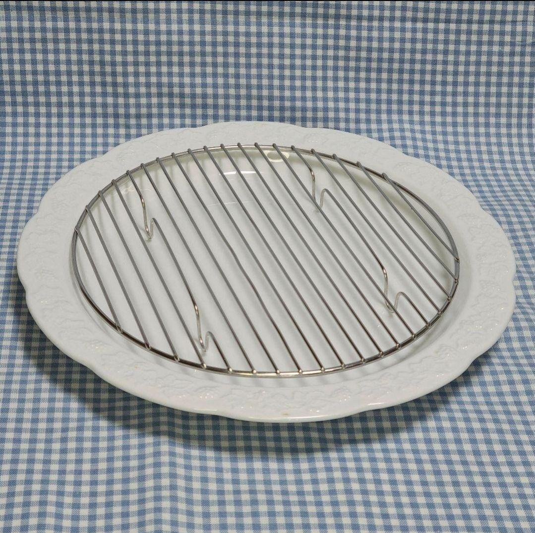 栗原はるみ 食器 葡萄レリーフペアセット 大皿&中皿&ワンプレート