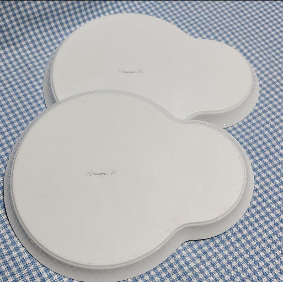 栗原はるみ 食器 葡萄レリーフペアセット 大皿&中皿&ワンプレート