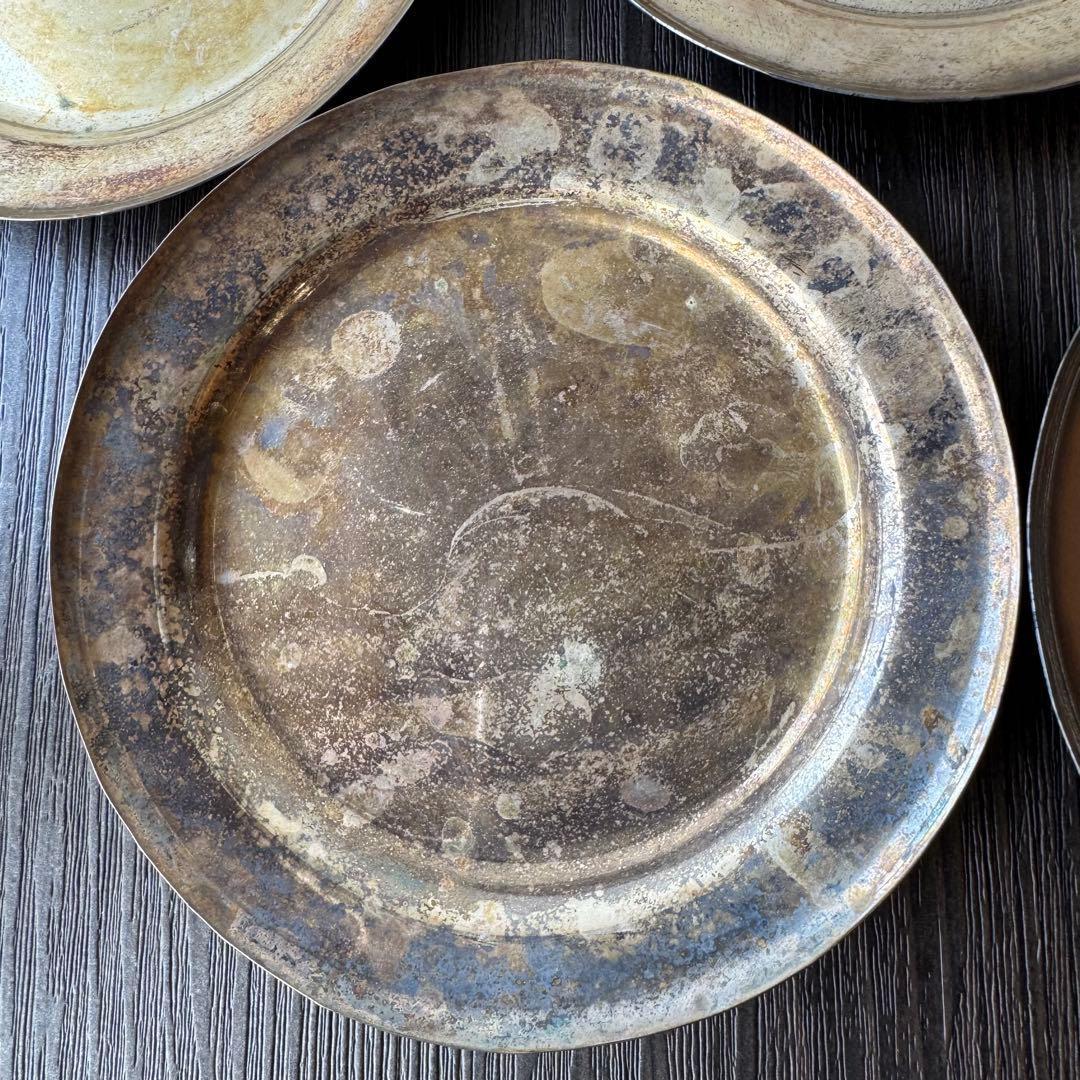 銀製？ 食器 小皿 5枚 重量392g - メルカリ