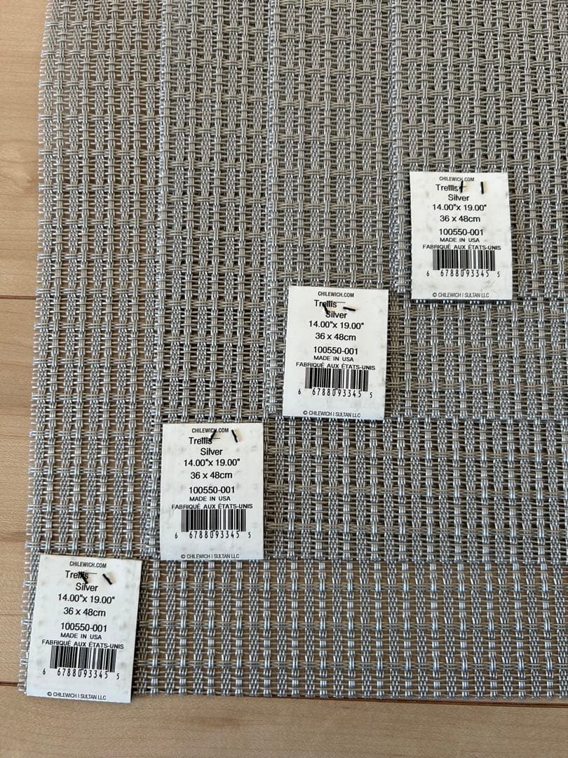 [新品•未使用] chilewich ランチョンマット 4枚セット