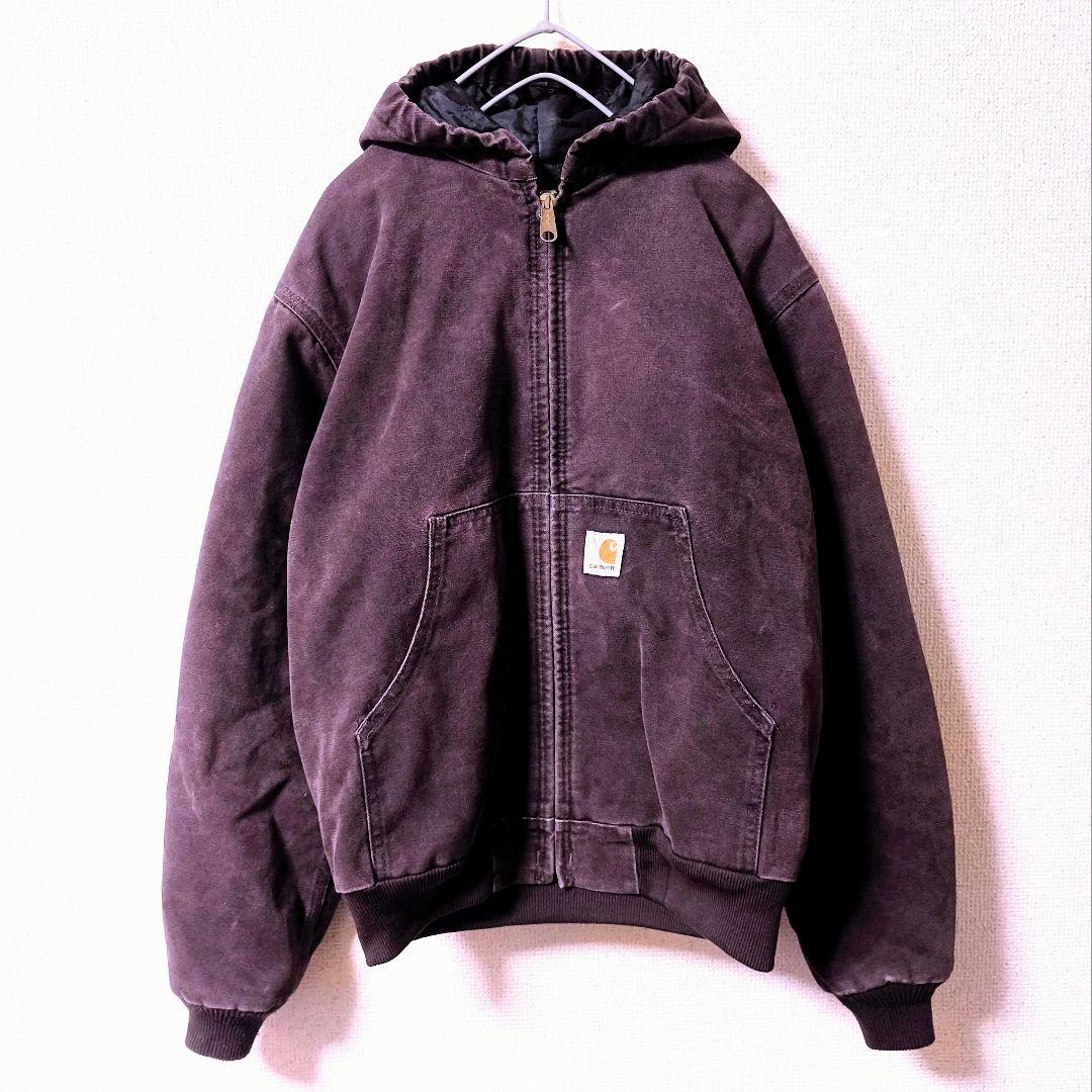 99 carhartt カーハート アクティブジャケット バーガンディ ダック