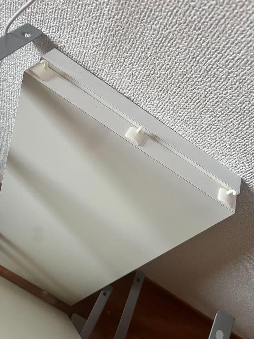 【新潟県引き取り限定】つっぱりラック 6段 幅59.5cm ホワイト