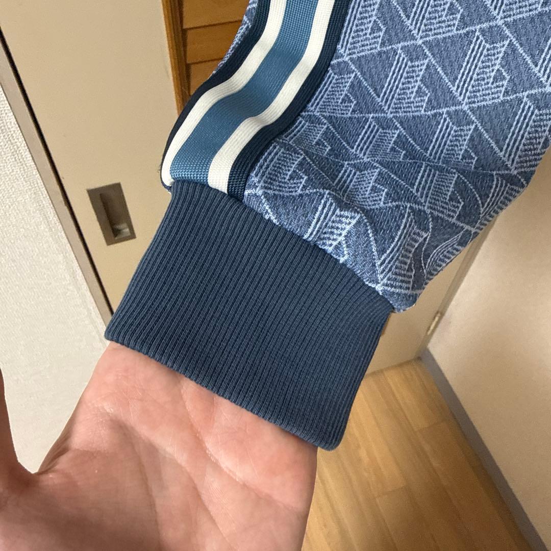 あ*様 Lacoste モノグラムトラックジャケット　ブルー