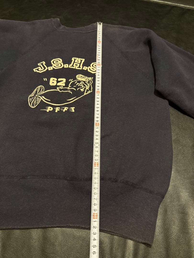 60s Vintage Sweat ヴィンテージ スウェット フェード ナス紺 Champion