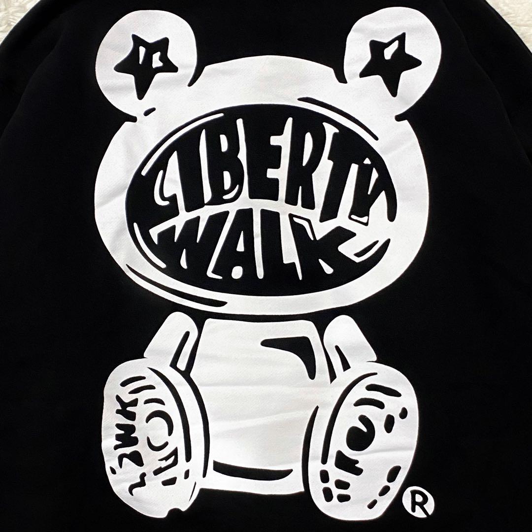 新品・タグ付】LIBERTY WALK ビッグロゴ ベア パーカー ブラック