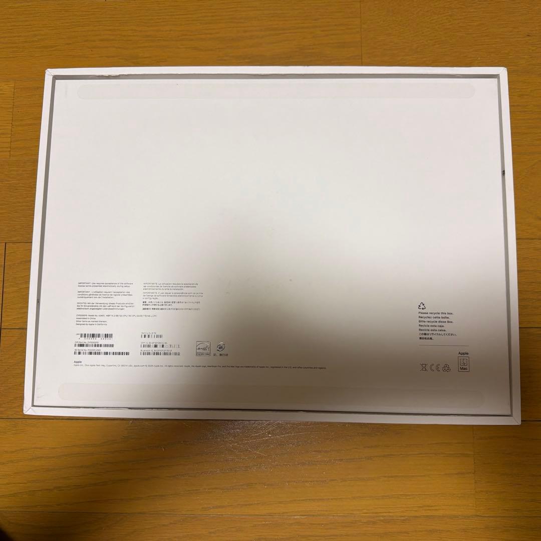MacBook Pro M4 pro メモリ24GB ストレージ1TB