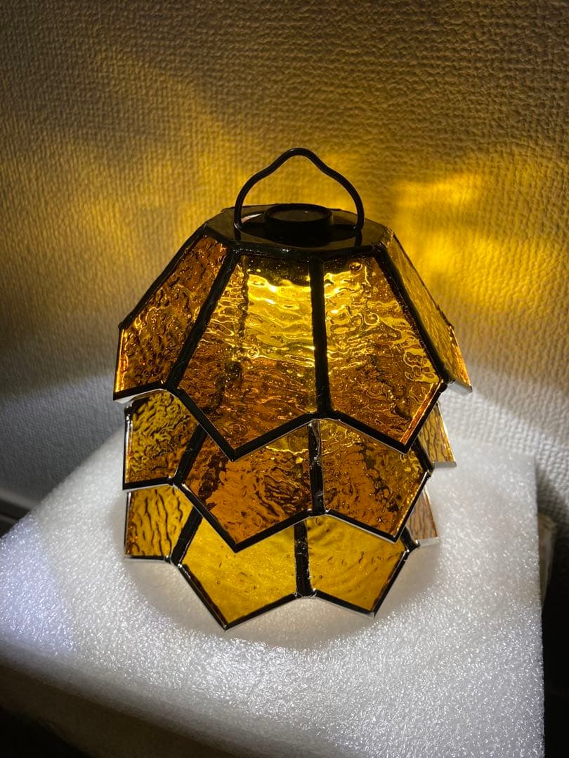 ゴールゼロ ガラスシェードsomabito ソマビト 逆鱗型ランタンシェード