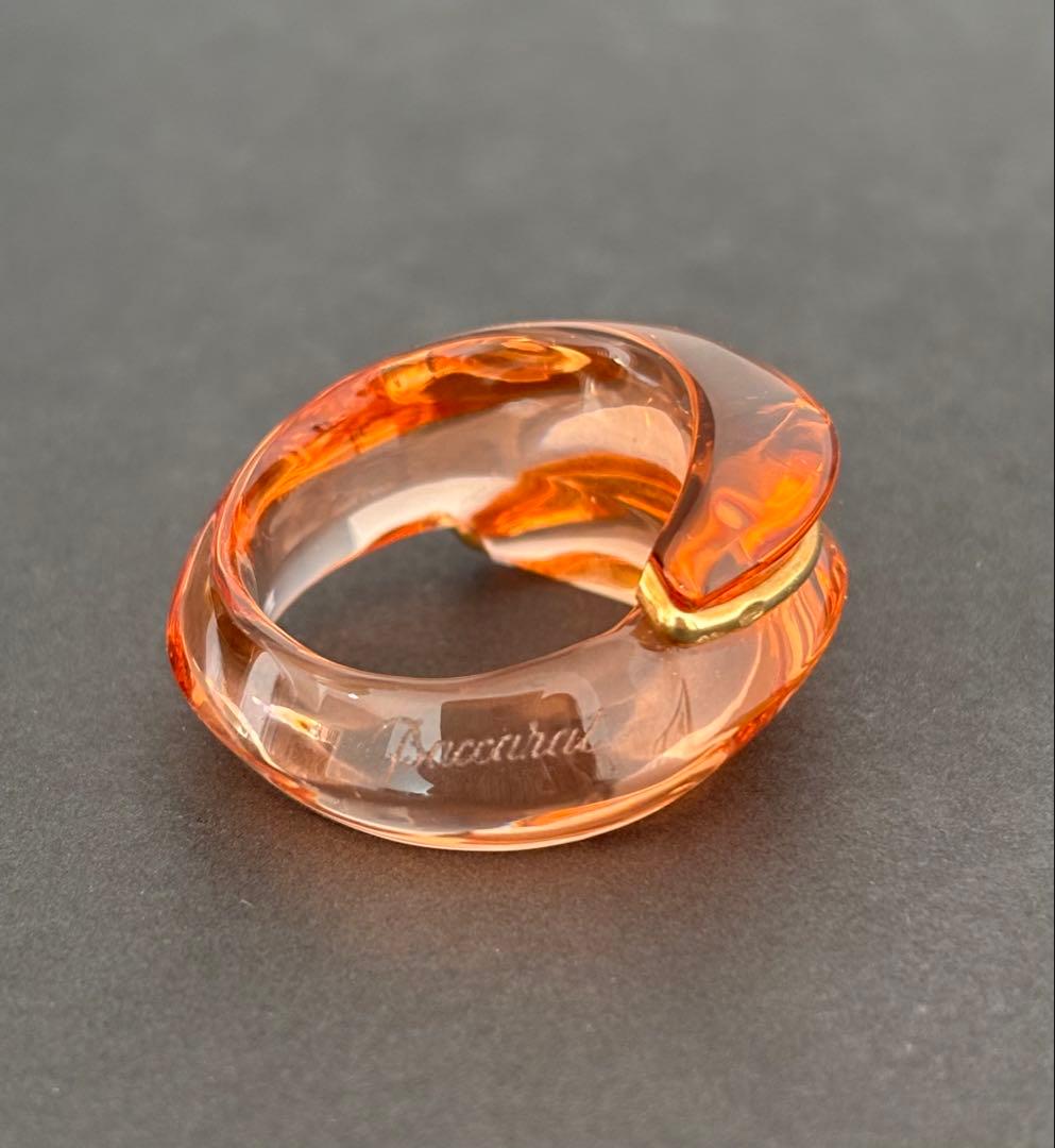 バカラ　クリスタルリング