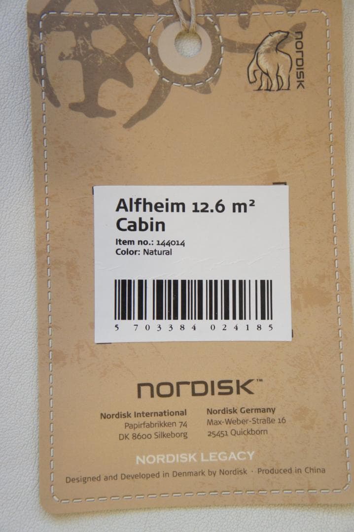 【新品】Nordisk Alfheim アルヘイム 12.6 インナー