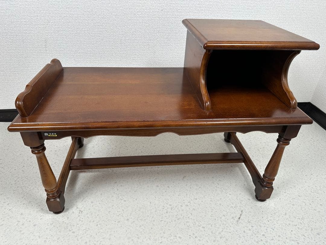 Karimoku カリモク コロニアル テレフォンベンチ 電話台　※i4※