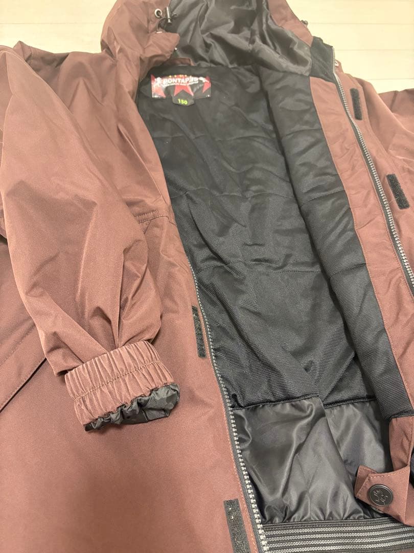 3時間着美品　スノーボードウェアS. XS 150 tranceのゴーグルセット