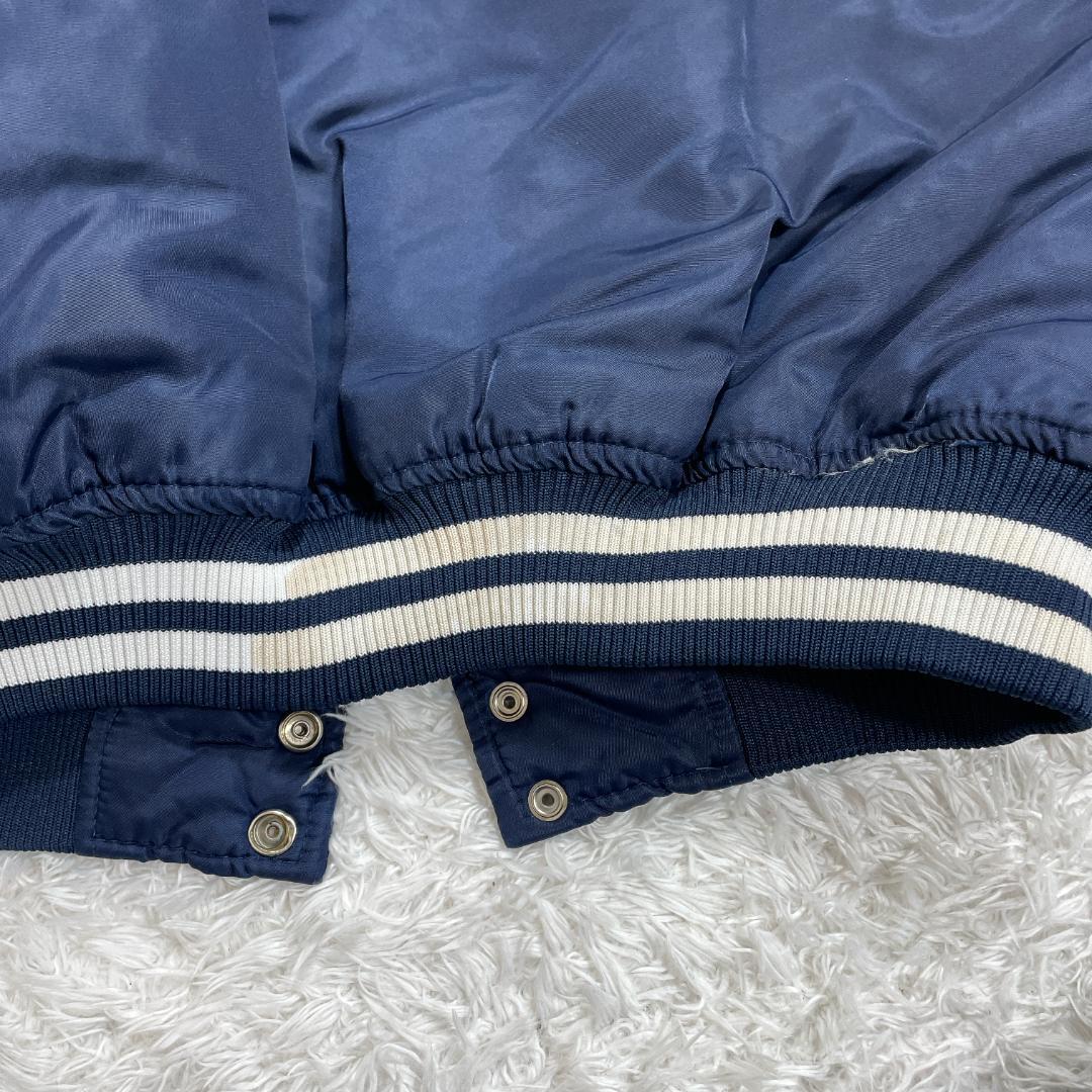 90s スターター NYヤンキース スタジャン 筆記体ロゴ ネイビー M