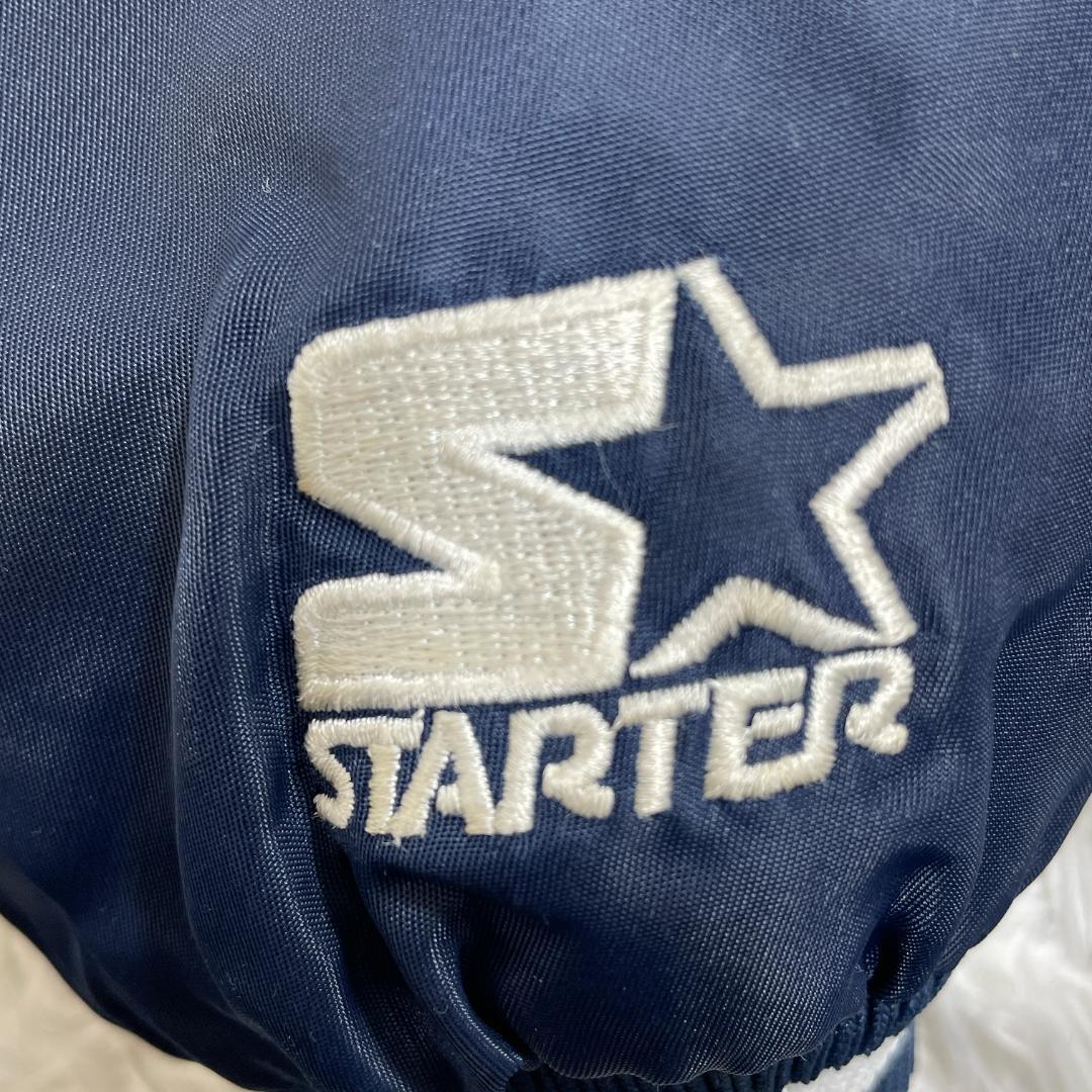 90s スターター NYヤンキース スタジャン 筆記体ロゴ ネイビー M