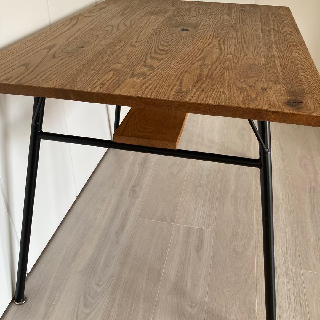 モモナチュラル　木製ダイニングテーブル