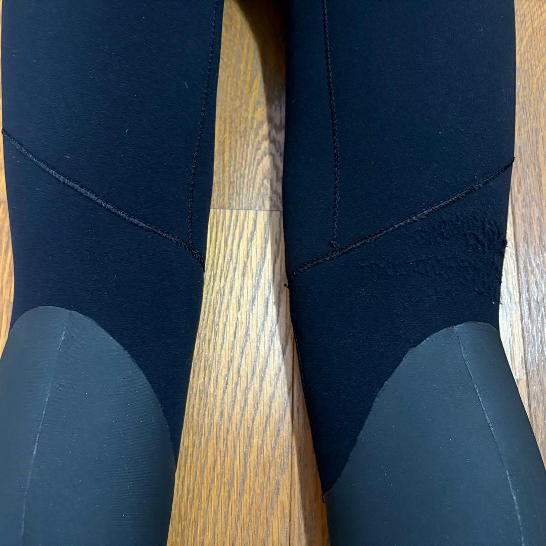 セミドライウェットスーツ　裏起毛5mm 黒 ML