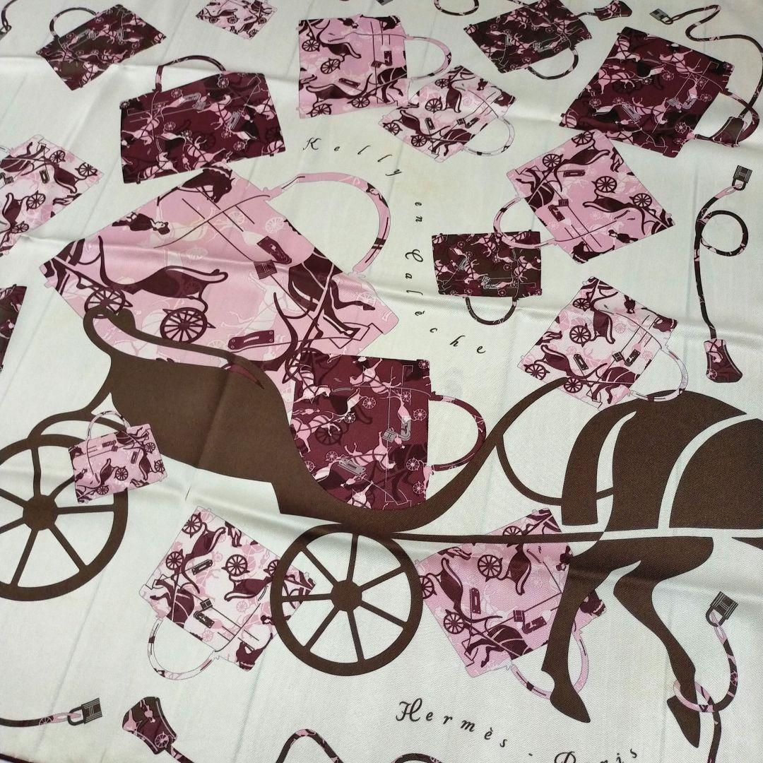 エルメス HERMES カレ70 スカーフ　ケリーの馬車